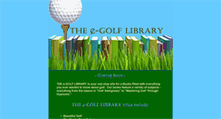 Desktop Screenshot of egolflibrary.com